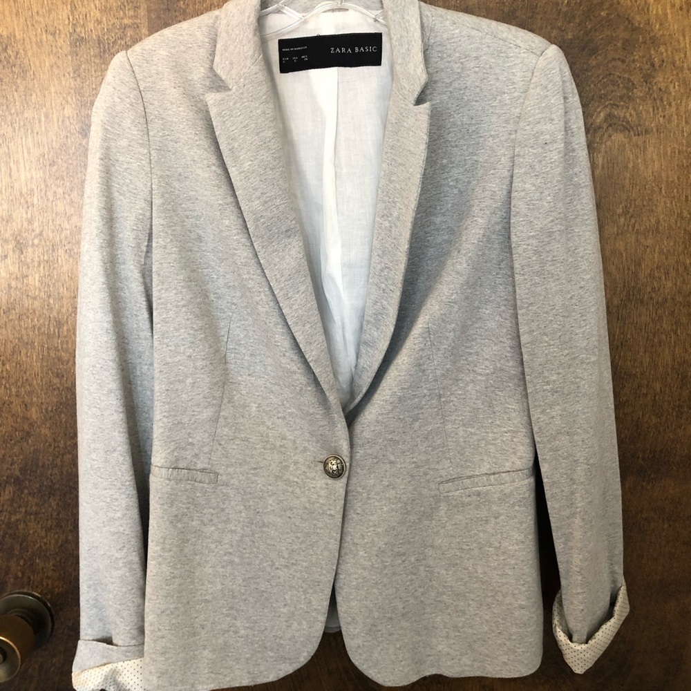 Zara Basic Women’s Gray Blazer